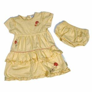 Petit Lem layered dress with bottom Sz 9 M